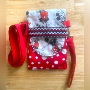 Disney Red and White Polka Dot Crossbody Bag